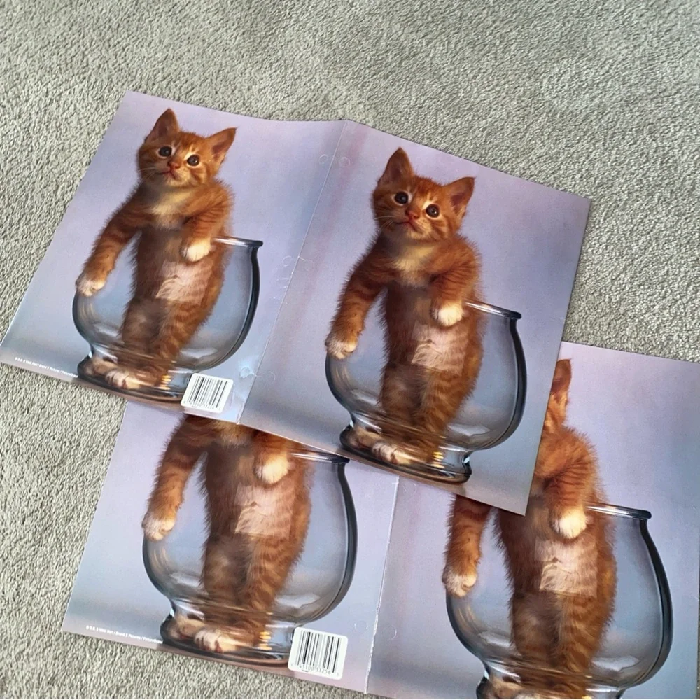Vintage G.K. & Vikki Hart Photography Mead‎ Portfolio Folder Cat Purrs & Grrrs 2